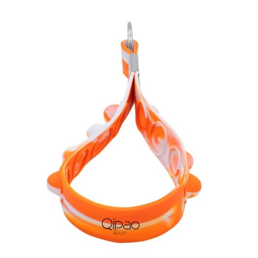 Orange Fidget Popper Keychains Orange